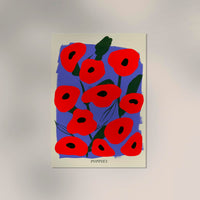 Poppies Flower – Fine Art Print | Florales Motiv | Lebendige Farbpracht — Ansicht 3
