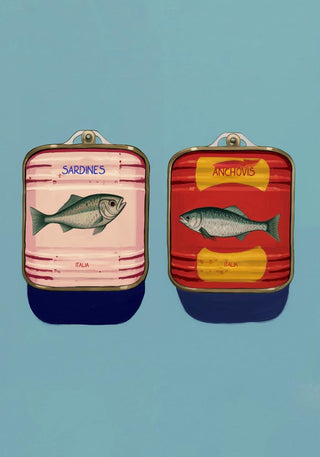 Anchovy and Sardine Art Print – Fine Art Print | UV-beständig | Premiumqualität