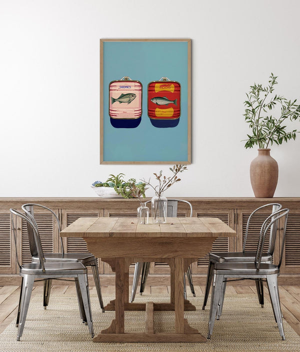 Anchovy and Sardine Art Print – UV-Resistant Fine Art Print