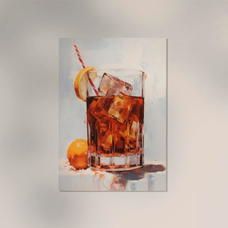 Soft Drink Art Print – Pop Art Look | Farbstarke Illustration | Contemporary Wall Art