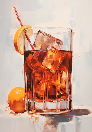 Soft Drink Art Print – Pop Art Look | Farbstarke Illustration | Contemporary Wall Art