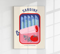 Sardine in Tomato Sauce – Fine Art Print | Italian Design | UV Resistant — Ansicht 1