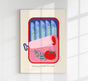 Sardinha ao Molho de Tomate Fine Art Print – Portugiesisches Design UV-beständig
