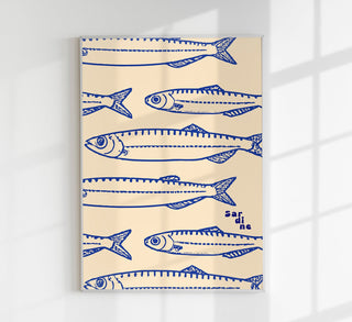 Sardine Sardine Sardine – Fine Art Print | Pop-Art Design | UV-beständig
