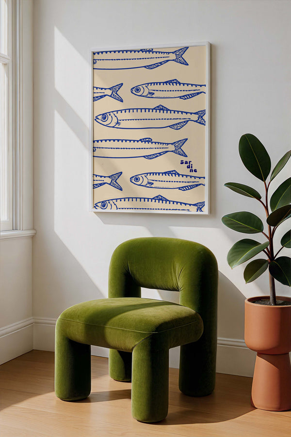 Sardine Sardine Sardine – Fine Art Print Pop Art Design UV-Resistant