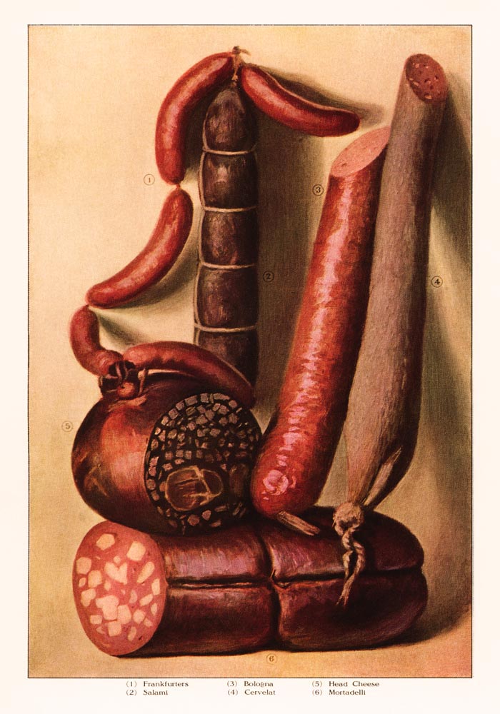 Vintage Sausages Poster – Kunstdruck Berlin — Ansicht 4