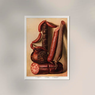 Vintage Sausages Poster