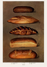 Vintage Chart of Breads II – Kunstdruck Berlin — Ansicht 4