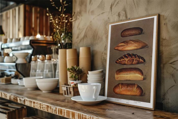 Vintage Chart of Breads II – Kunstdruck Berlin