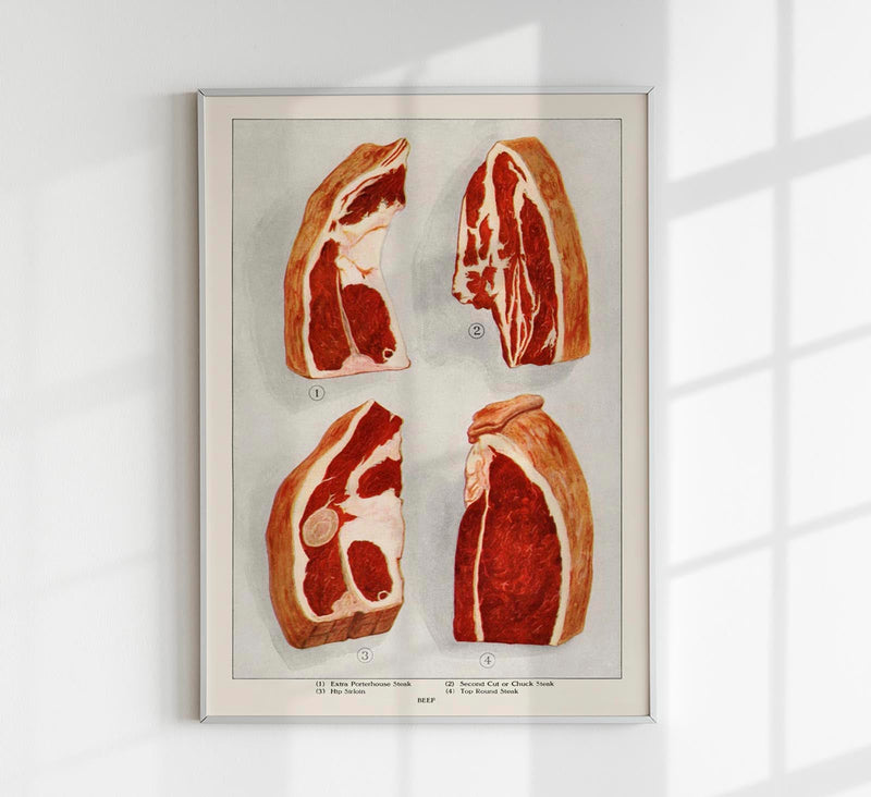 Beef 4 Pieces Poster – Art Print on Archival Paper — Patroa Studio