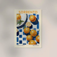 Sorrento Travel Food Poster – Illustration Kunstdruck — Ansicht 3