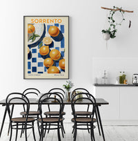Sorrento Travel Food Poster – Illustration Kunstdruck — Ansicht 2