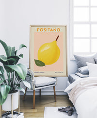 Positano Travel Food Poster – Illustration Patroa Studio — Ansicht 2