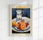 Atrani Travel Food Poster – Illustration by Patroa Studio