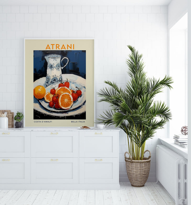 Atrani Travel Food Poster – Illustration by Patroa Studio — Ansicht 2