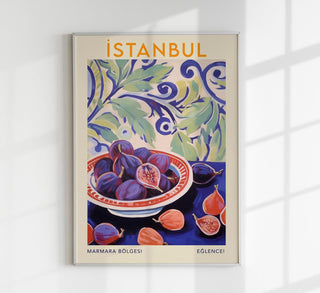 Istanbul Travel Food Poster – Illustration Patroa Studio