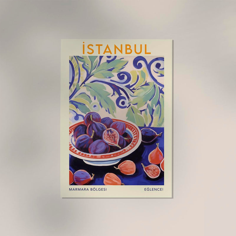 Istanbul Travel Food Poster – Illustration Patroa Studio — Ansicht 3