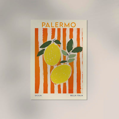 Palermo Travel Food Poster – Illustration Patroa Studio