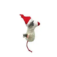 Organic Cotton Rattle "Christmas Mouse" – 100% Organic Cotton (GOTS) | Corn Fiber Filling | Handmade in Germany — Ansicht 2