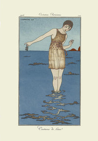 Vintage Swimsuit Poster – Patroa Studio Art Print — Ansicht 1