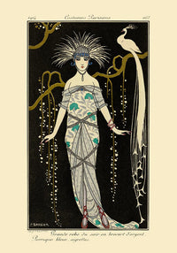 Costumes Parisiens Vintage Poster – Kunstdruck Art Deco — Ansicht 1
