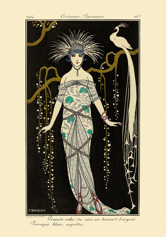 Costumes Parisiens Vintage Poster – Kunstdruck Art Deco — Patroa Studio