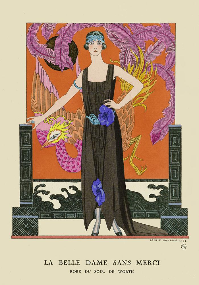 La Belle Dame Sans Merci Vintage Poster – Kunstdruck Art Deco Barbier — Patroa Studio