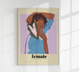 The future is female nr 3 – Art Poster | Kunstdruck | feministische Grafikillustration