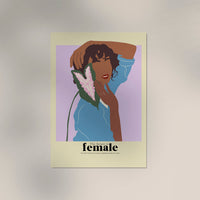 The future is female nr 3 – Art Poster | Kunstdruck | feministische Grafikillustration — Ansicht 3