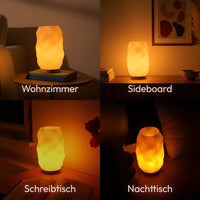 Flow 3D-Printed Table Lamp made from Recycled Bioplastic with Oak Base — Ansicht 6