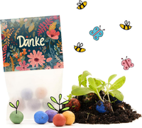 10x5 flower marbles in a bag - Thank you — Ansicht 2