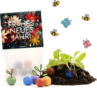 10x5 flower marbles in a sachet "Happy New Year" - handmade seed bombs — Ansicht 2