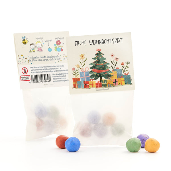 10x5 Flower Marbles in a 