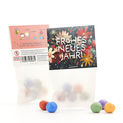 10x5 flower marbles in a sachet 