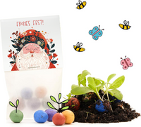 10x5 flower marbles in a "Happy Holiday" bag – Handmade in Germany — Ansicht 2