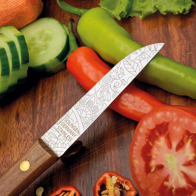 Herder Gemüsemesser Zöppken Style – Premium Holzgriff Handgefertigt Solingen — Ansicht 62