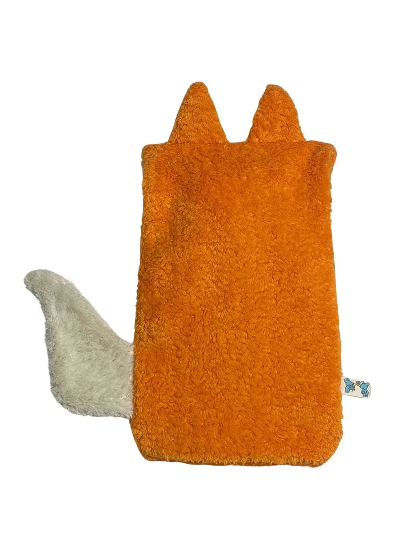 Bio-Wärmflasche Fuchs – Bio-Baumwolle, 800 ml Naturkautschuk, handgefertigt — Ansicht 3