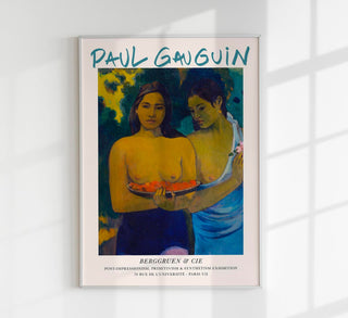 Two Tahitian Women by Paul Gauguin Exhibition Poster – Kunstdruck Berlin
