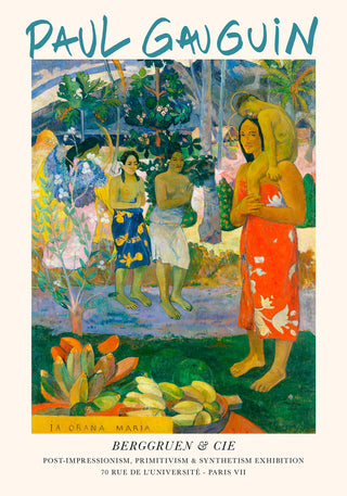 La Orana Maria 1891 by Paul Gauguin – Postimpressionistisch | Kunstdruck | Tahiti