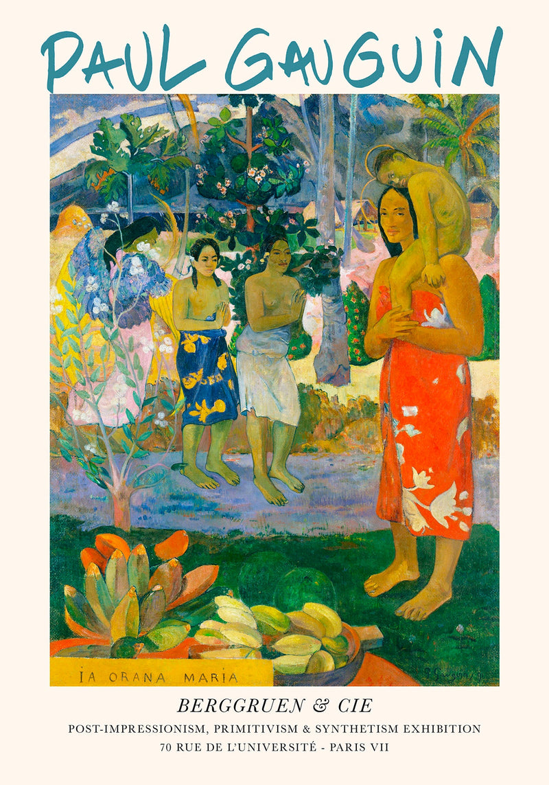 La Orana Maria 1891 by Paul Gauguin – Post-Impressionist Art Print | Tahiti Motif — Ansicht 3
