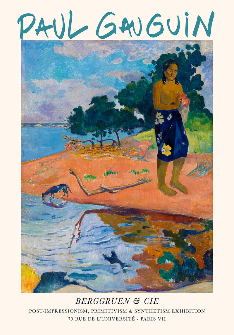 Haere Pape by Paul Gauguin – Fine Art Print UV-Resistant Canvas — Ansicht 3
