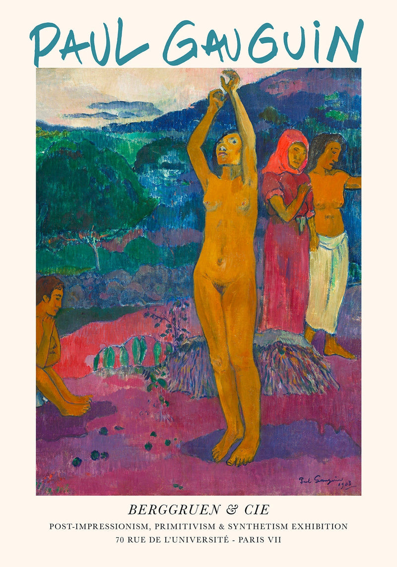 The Invocation – Exhibition Poster by Paul Gauguin | UV-resistant | Premium Art Print — Ansicht 3