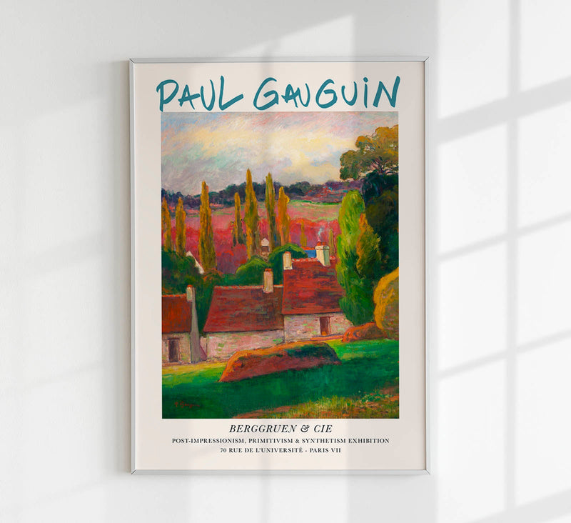 A Farm In Brittany – Paul Gauguin | Fine Art Print Post-Impressionism — Patroa Studio