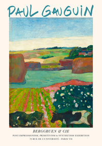 Haystacks in Brittany by Paul Gauguin – Fine Art Print UV-beständig Canvas — Ansicht 3