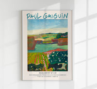 Haystacks in Brittany by Paul Gauguin – Fine Art Print UV-beständig Canvas — Ansicht 1