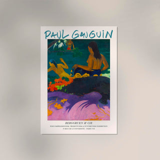 Fatata Te Miti Paul Gauguin Exhibition Poster – Farbenfroh | Exotisch | Symbolträchtig