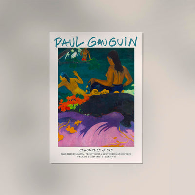 Fatata Te Miti Paul Gauguin Exhibition Poster – Farbenfroh | Exotisch | Symbolträchtig