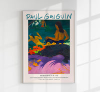 Fatata Te Miti Paul Gauguin Exhibition Poster – Farbenfroh | Exotisch | Symbolträchtig — Ansicht 1