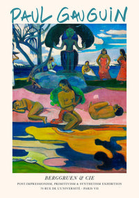 Gauguin Mahana No Atua – Fine Art Poster | Tahiti Post-Impressionism — Ansicht 3