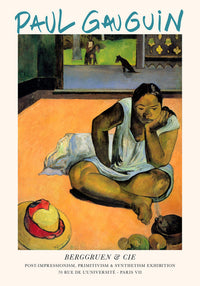 Brooding Woman – Paul Gauguin | Exhibition Poster | Fine Art Print — Ansicht 3